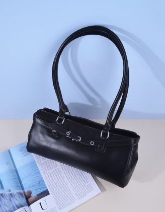 Сумка на плече з фурнітурою | 264887-02-XX - A-SHOP