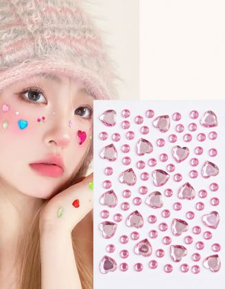 Стрази декоративні на обличчя у вигляді серця | 266949-14-XX - A-SHOP