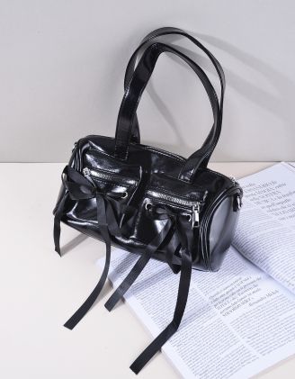 Сумка кросс боді з бантом на кишені | 263260-02-XX - A-SHOP