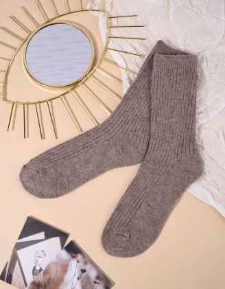 Шкарпетки у рубчик | 263698-12-XX - A-SHOP