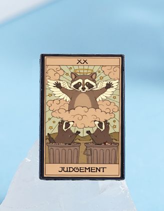 Брошка з зображенням єнота | 266158-12-XX - A-SHOP