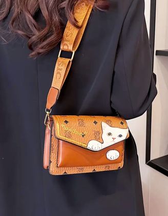 Сумка кросс боді з зображенням кота | 264278-43-XX - A-SHOP