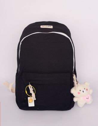 Рюкзак для міста з брелоком у вигляді ведмедика | 250384-02-XX - A-SHOP