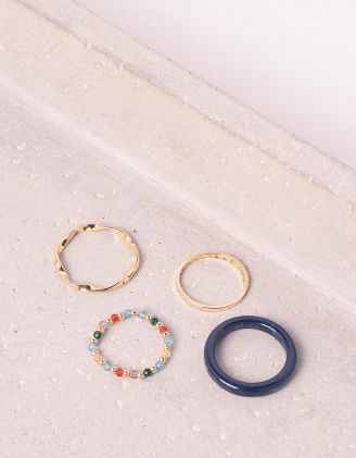 Кільця фалангові із бісеру | 249414-21-XX - A-SHOP