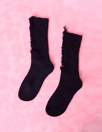 Шкарпетки рвані з вирізами | 254069-02-XX - A-SHOP