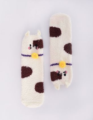 Шкарпетки із зображенням кішки | 251547-12-XX - A-SHOP