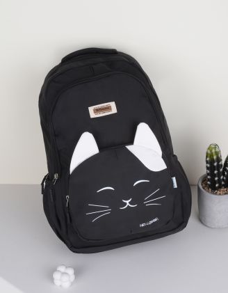 Рюкзак для міста із зображенням котика на кишені | 258707-02-XX - A-SHOP
