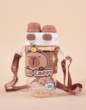 Пляшечка 720мл на ремінці з капібарою | 265991-12-XX - A-SHOP