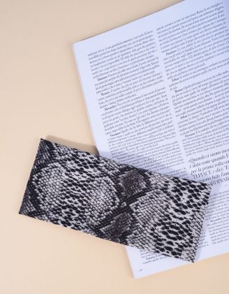 Пов'язка на голову з анімалістичним принтом | 264409-28-XX - A-SHOP