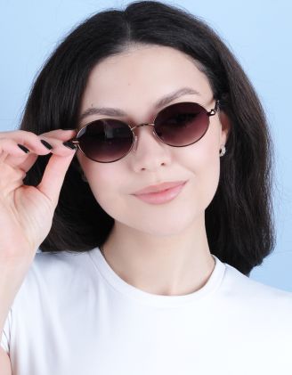 Окуляри сонцезахисні круглі | 262238-12-XX - A-SHOP