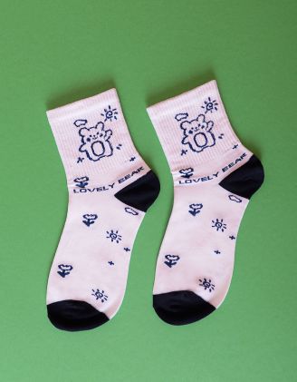 Шкарпетки з принтом ведмедиків | 254060-01-XX - A-SHOP