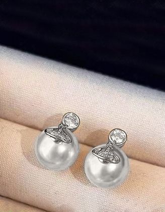 Сережки пусети з перлинами | 264115-05-XX - A-SHOP
