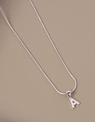 Підвіска на шию з кулоном у вигляді літери А | 247055-06-XX - A-SHOP