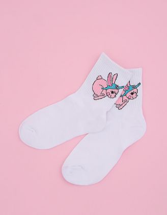 Шкарпетки з молодіжним принтом | 250245-14-XX - A-SHOP