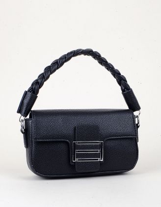 Сумка на плече з плетеною ручкою | 254112-02-XX - A-SHOP