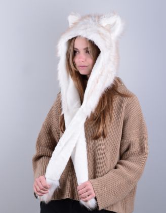 Звірошапка хутряна з вушками | 262890-01-XX - A-SHOP