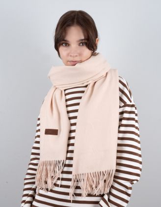 Палантин однотонний з китицями | 241857-22-XX - A-SHOP