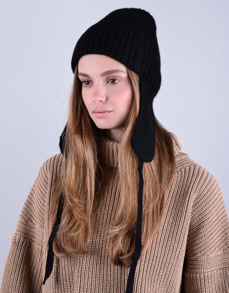 Шапка вушанка у рубчик | 265320-02-XX - A-SHOP