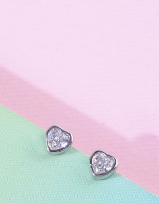 Сережки пусети у вигляді серця | 264287-05-XX - A-SHOP