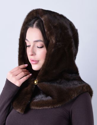 Капор з хутра | 264572-12-XX - A-SHOP