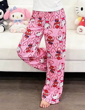 Штани з принтом Кітті | 266459-14-03 - A-SHOP