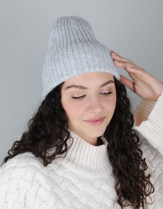 Шапка ковпак у рубчик | 257838-29-XX - A-SHOP