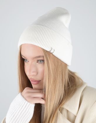 Шапка ковпак з кільцями на відвороті | 257050-01-XX - A-SHOP