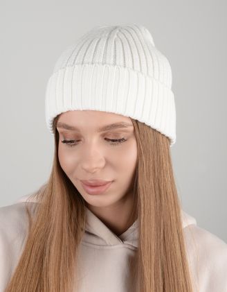 Шапка ковпак у рубчик з відворотом | 257755-40-XX - A-SHOP