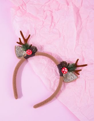 Обідок для волосся з ріжками оленя | 263291-39-XX - A-SHOP