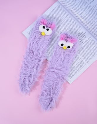 Шкарпетки хутряні з очима | 263539-35-XX - A-SHOP