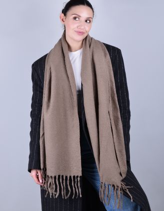 Палантин на шию з китицями | 264321-39-XX - A-SHOP