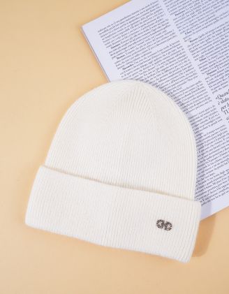 Шапка з фурнітурою на відвороті | 264639-01-XX - A-SHOP