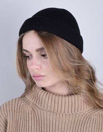 Шапка біні з відворотом | 261210-02-XX - A-SHOP