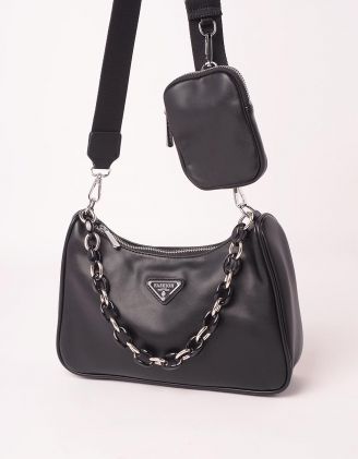Сумка на плече з гаманцем та ланцюжком | 250128-02-XX - A-SHOP