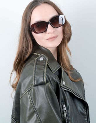 Окуляри від сонця лисички з перфорованими дужками | 254789-12-XX - A-SHOP