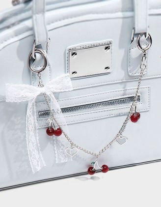 Ланцюжок на сумку з мереживним бантом з вишнями | 266330-05-XX - A-SHOP