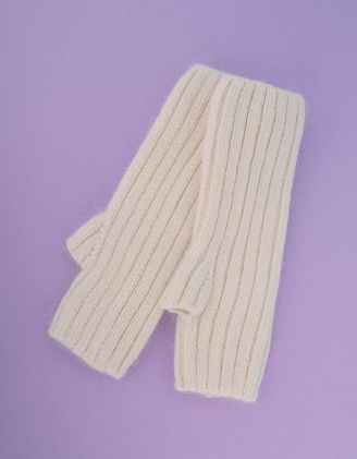 Мітенки в'язані у рубчик | 249985-01-XX - A-SHOP