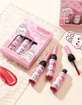 Блиск для губ у наборі з принтом зайчика | 264769-15-XX - A-SHOP