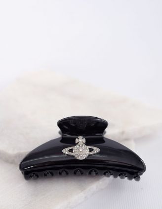 Шпилька для волосся крабік з фурнітурою у вигляді сатурна з хрестом | 253363-02-XX - A-SHOP