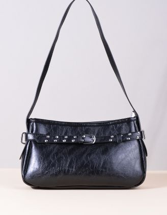 Сумка на плече з фурнітурою | 264371-02-XX - A-SHOP