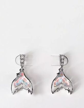 Сережки у вигляді хвоста русалоньки | 261737-70-XX - A-SHOP