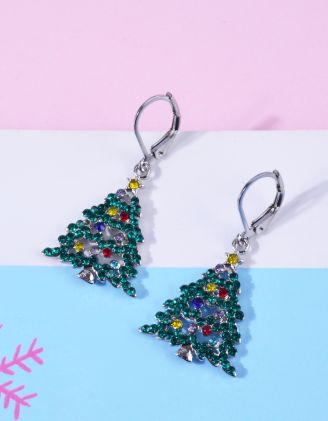 Сережки у вигляді ялинки | 265592-20-XX - A-SHOP