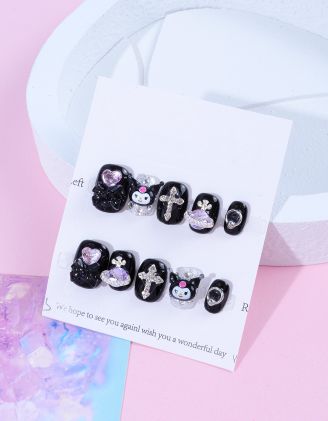Нігті накладні з персонажем аніме Куромі та Мелоді | 262693-02-01 - A-SHOP
