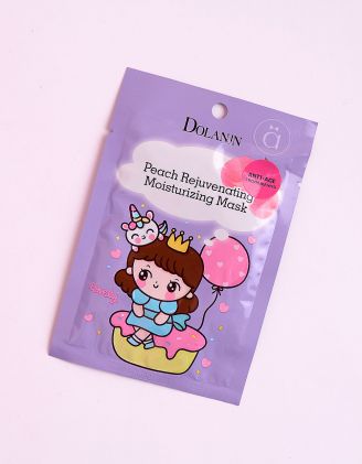 Маска для обличчя зволожуюча з принтом дівчинки | 253713-03-XX - A-SHOP