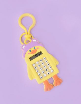 Брелок на сумку калькулятор у вигляді качки з іграшкою лабіринтом | 249011-03-XX - A-SHOP