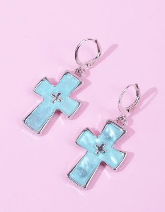 Сережки у вигляді хреста | 263618-66-XX - A-SHOP