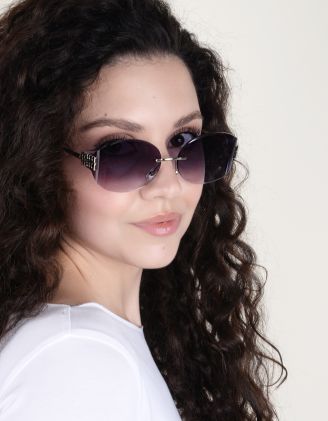 Окуляри сонцезахисні з тонкими дужками | 263965-07-XX - A-SHOP