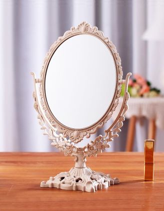 Дзеркало настільне з квітами на підставці | 267534-40-XX - A-SHOP