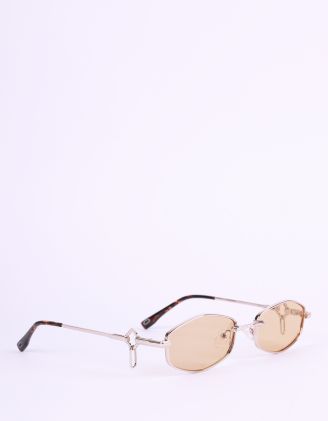 Окуляри від сонця шестикутники з фурнітурою на дужках | 266505-12-XX - A-SHOP