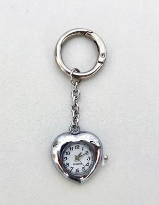 Брелок на сумку годинник у вигляді серця | 267652-05-XX - A-SHOP